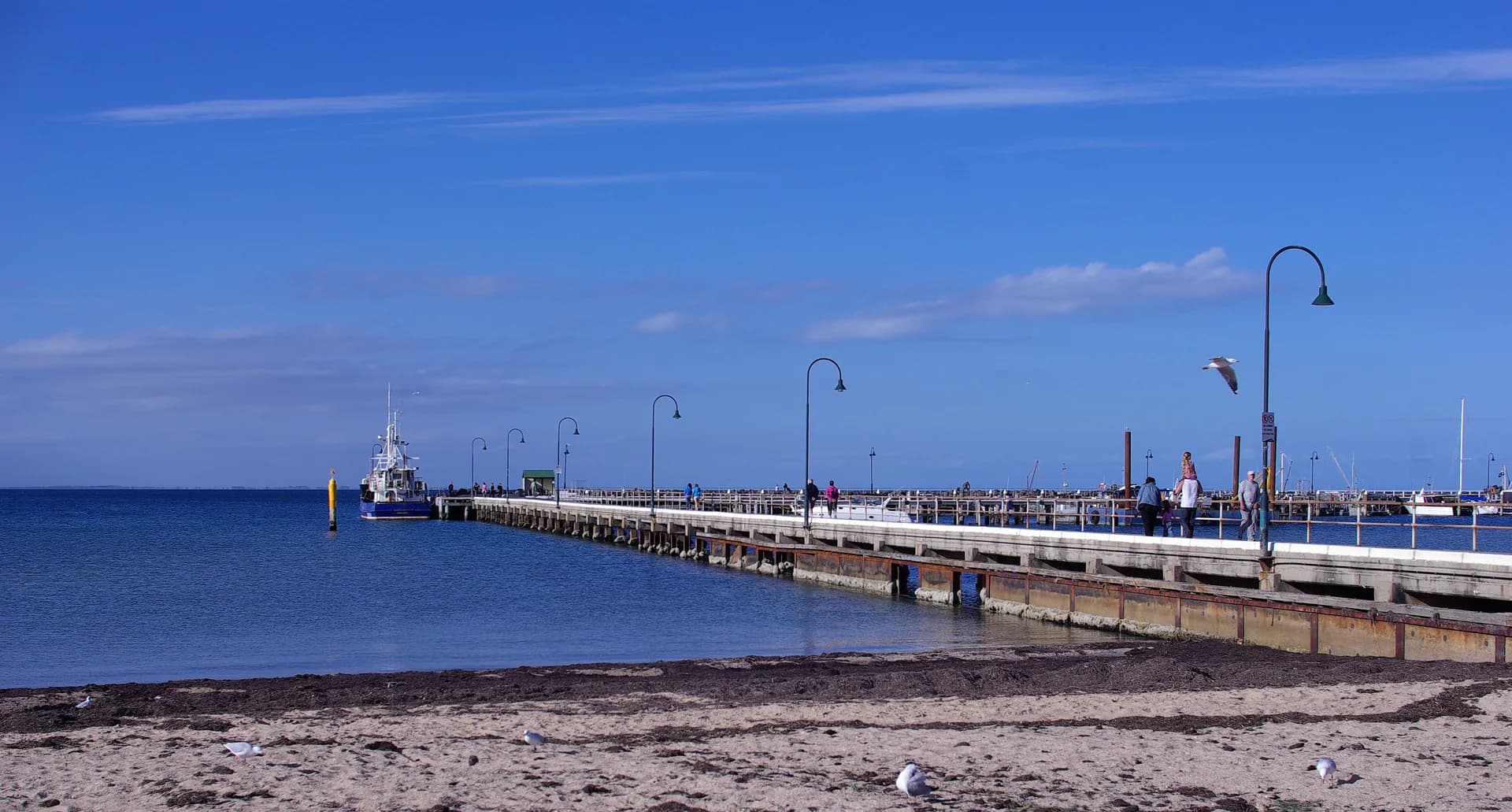 Portarlington Pier on the Bellarine Peninsula, Victoria