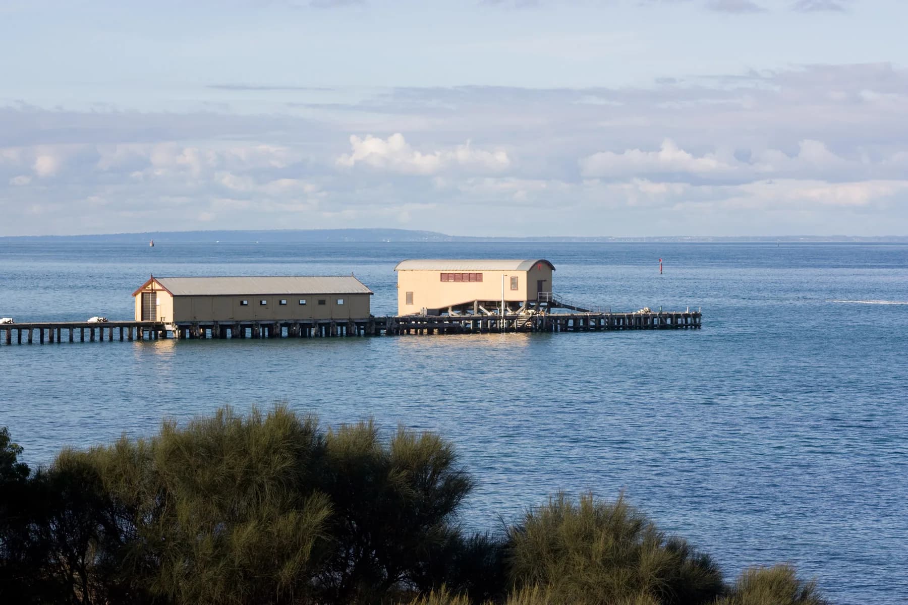 Queenscliff Jetty in Victoria, Australia